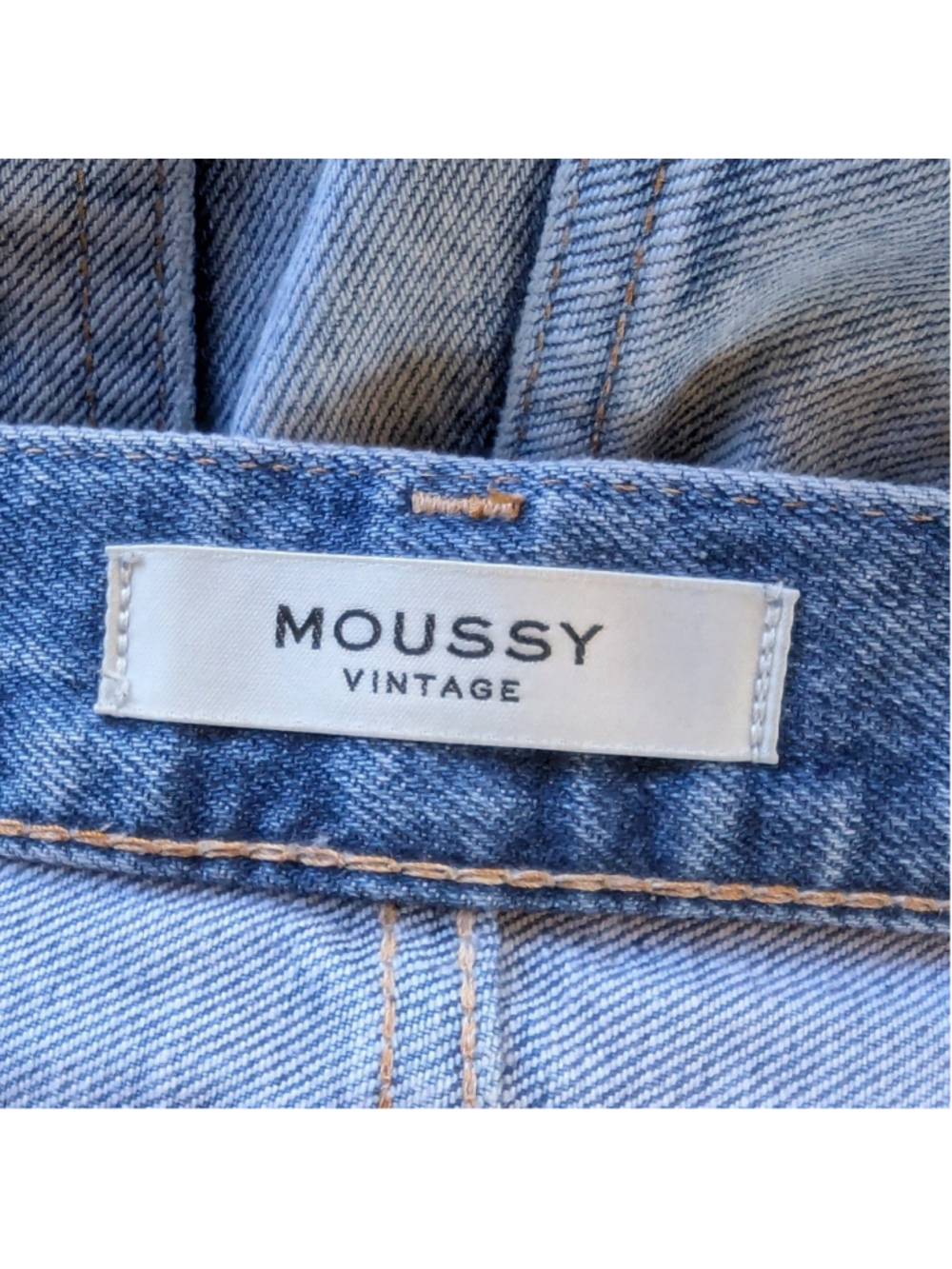 MOUSSY Vintage Keller Tapered Jeans Light Wash Denim Sz 28 - Picture 7 of 13